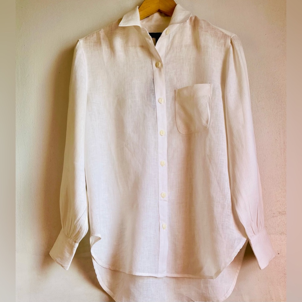 RAG & BONE Oversized Maxine Linen Shirt - Picture 6 of 12